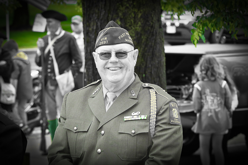 Town of Billerica Memorial Day Celebration. Another proud Veteran